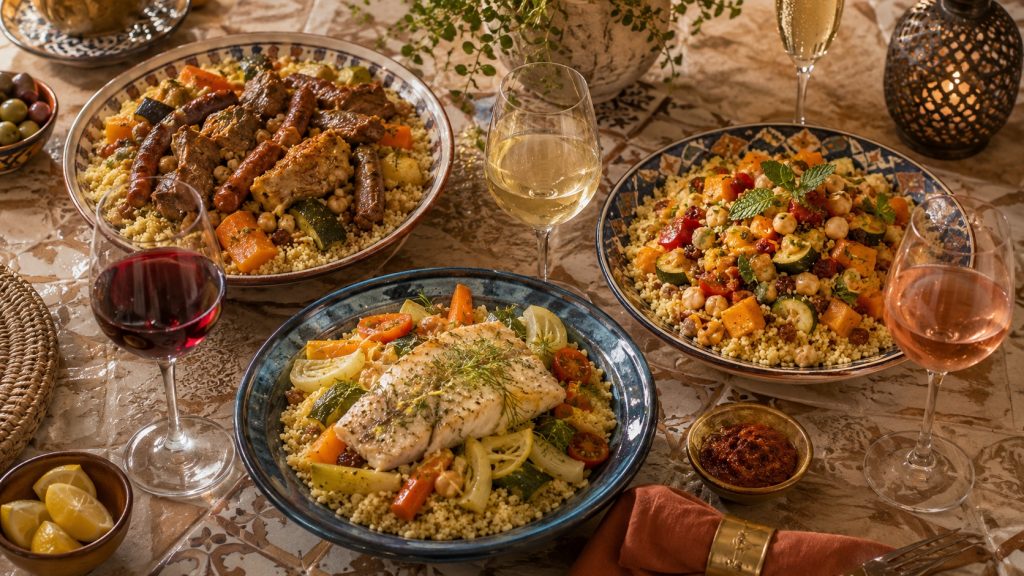 vin couscous plats