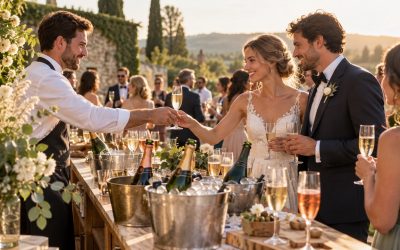 Animations autour du champagne, l&rsquo;angle que peu de mariages exploitent