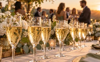 Flûte à champagne personnalisée : sublimez vos réceptions